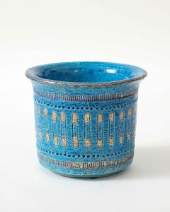 Aldo Londi Paperclip Motif Ceramic Bowl or Vase by Aldo Londi for Bitossi Italy c 1960 - 4609436