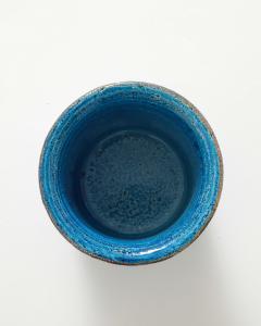Aldo Londi Paperclip Motif Ceramic Bowl or Vase by Aldo Londi for Bitossi Italy c 1960 - 4609437
