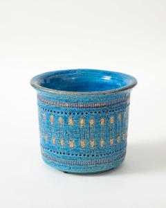 Aldo Londi Paperclip Motif Ceramic Bowl or Vase by Aldo Londi for Bitossi Italy c 1960 - 4609439