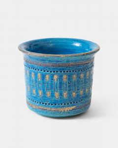 Aldo Londi Paperclip Motif Ceramic Bowl or Vase by Aldo Londi for Bitossi Italy c 1960 - 4609965