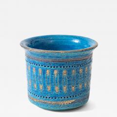 Aldo Londi Paperclip Motif Ceramic Bowl or Vase by Aldo Londi for Bitossi Italy c 1960 - 4609969