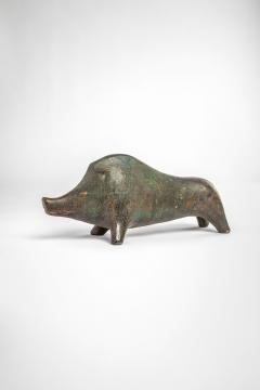 Aldo Londi Rare Ceramic Figure of Wild Boar - 4341451