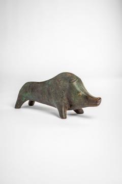 Aldo Londi Rare Ceramic Figure of Wild Boar - 4341452