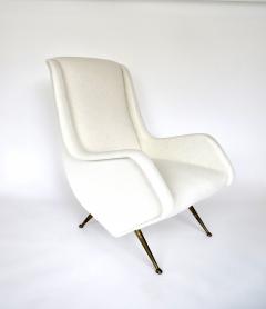 Aldo Morbelli Italian Pair of Lounge Chairs by Aldo Morbelli for ISA Bergamo - 924190