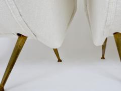 Aldo Morbelli Italian Pair of Lounge Chairs by Aldo Morbelli for ISA Bergamo - 924196
