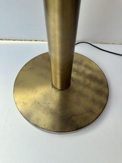 Aldo Nason Brass Chain Floor Lamp Murano Glass by Aldo Nason for Mazzega Italy 1970s - 3848822