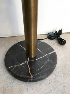 Aldo Nason Floor Lamp Brass Murano Glass by Aldo Nason for Mazzega Italy 1970s - 927353