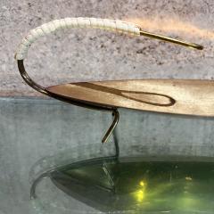 Aldo Tura 1950s Modernism Sculptural Footed Brass Dish Italy - 3288367
