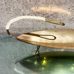 Aldo Tura 1950s Modernism Sculptural Footed Brass Dish Italy - 3288368