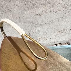 Aldo Tura 1950s Modernism Sculptural Footed Brass Dish Italy - 3288372