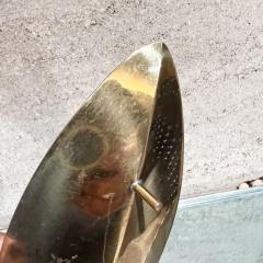 Aldo Tura 1950s Modernism Sculptural Footed Brass Dish Italy - 3288374