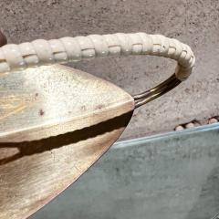 Aldo Tura 1950s Modernism Sculptural Footed Brass Dish Italy - 3288375
