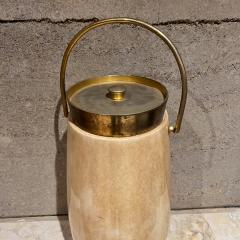 Aldo Tura 1960s Aldo Tura Tall Champagne Ice Bucket Lacquered Goatskin Italy - 3719649