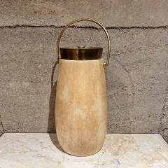 Aldo Tura 1960s Aldo Tura Tall Champagne Ice Bucket Lacquered Goatskin Italy - 3719651