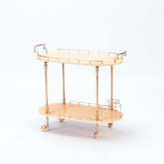 Aldo Tura A Mid Century Modern Bar Cart trolley by Aldo Tura Circa 1960  - 2585044