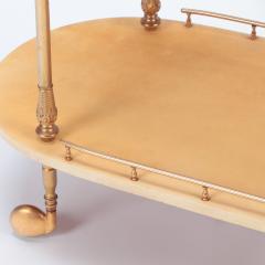 Aldo Tura A Mid Century Modern Bar Cart trolley by Aldo Tura Circa 1960  - 2585049