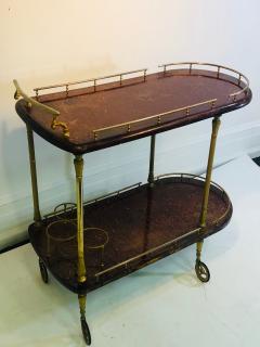 Aldo Tura Aldo Tura Goatskin Bar Cart - 956083