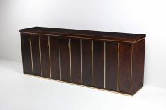 Aldo Tura Aldo Tura High End Credenza in Brass and Parchment 1960s - 1104438