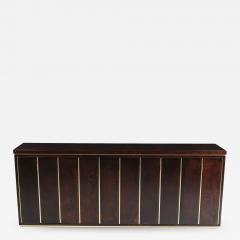 Aldo Tura Aldo Tura High End Credenza in Brass and Parchment 1960s - 1104533