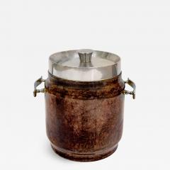 Aldo Tura Aldo Tura Ice Bucket in Lacquered Goatskin 1970s - 3064691