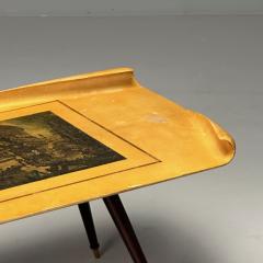 Aldo Tura Aldo Tura Italian Mid Century Modern Rectangular Coffee Table Brass 1950s - 3837275