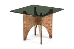Aldo Tura Aldo Tura Italian Mid Century Parabolic Panel Occasional Table - 4274429