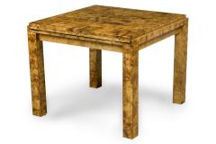Aldo Tura Aldo Tura Italian Modern Goatskin Game Table Extension Dining Table - 4273528