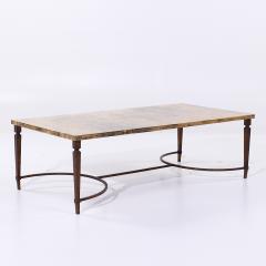 Aldo Tura Aldo Tura Mid Century Italian Lacquered Goatskin Coffee Table - 4204692
