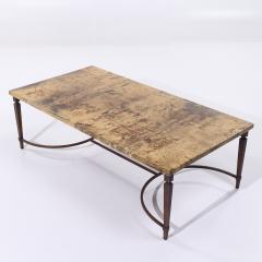 Aldo Tura Aldo Tura Mid Century Italian Lacquered Goatskin Coffee Table - 4204698