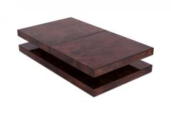 Aldo Tura Aldo Tura Two Tier Sliding Coffee Table With Hidden Bar 1970s - 857010