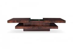 Aldo Tura Aldo Tura Two Tier Sliding Coffee Table With Hidden Bar 1970s - 857012