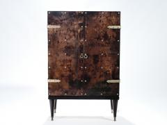 Aldo Tura Bar cabinet in goatskin parchment by Aldo Tura 1960 s - 986047