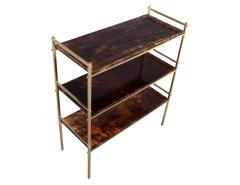 Aldo Tura Brass Bookcase Console by Aldo Tura - 2920426