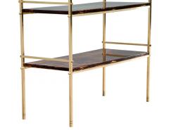 Aldo Tura Brass Bookcase Console by Aldo Tura - 2920431