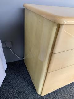 Aldo Tura Chest of Drawers Parchment Goatskin by Aldo Tura Italy 1970s - 1724515