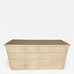 Aldo Tura Chest of Drawers Parchment Goatskin by Aldo Tura Italy 1970s - 1727415
