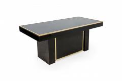 Aldo Tura Italian Mid Century Black Lacquered Desk 2 - 3169129