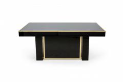 Aldo Tura Italian Mid Century Black Lacquered Desk 2 - 3169130