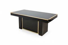 Aldo Tura Italian Mid Century Black Lacquered Desk 2 - 3169131