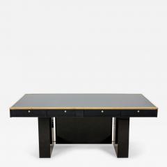 Aldo Tura Italian Mid Century Black Lacquered Desk 2 - 3177937