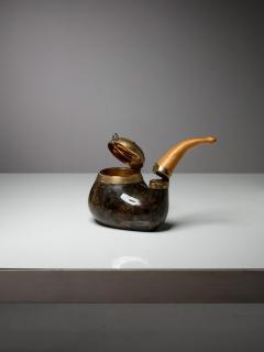 Aldo Tura Large Pipe Shaped Box by Aldo Tura for Macabo - 4724772