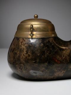 Aldo Tura Large Pipe Shaped Box by Aldo Tura for Macabo - 4724774