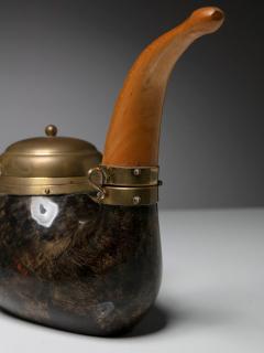 Aldo Tura Large Pipe Shaped Box by Aldo Tura for Macabo - 4724775