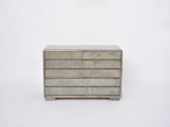 Aldo Tura Mid Century Modern Chest of drawers made of laquered Goat Skin by Aldo Tura - 3311630