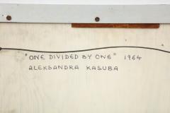 Aleksandra Kasuba Aleksandra Kasuba One Divided By One Black Marble Mosaic Signed - 2743092