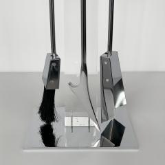 Alessandro Albrizzi 1970s Albrizzi Lucite and Chrome Fireplace Tools - 896893