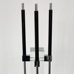 Alessandro Albrizzi 1970s Albrizzi Lucite and Chrome Fireplace Tools - 896894