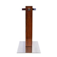 Alessandro Albrizzi Albrizzi Fireplace Tool Set With Mounting Post In Brazilian Rosewood 1970s - 1493356