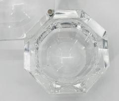 Alessandro Albrizzi Faceted Lucite Ice Bucket attb to Alessandro Albrizzi Italy 1970s - 3545963