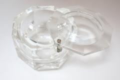Alessandro Albrizzi Italian Lucite Octagonal Form Gem Ice Bucket by Alessandro Albrizzi - 3414096